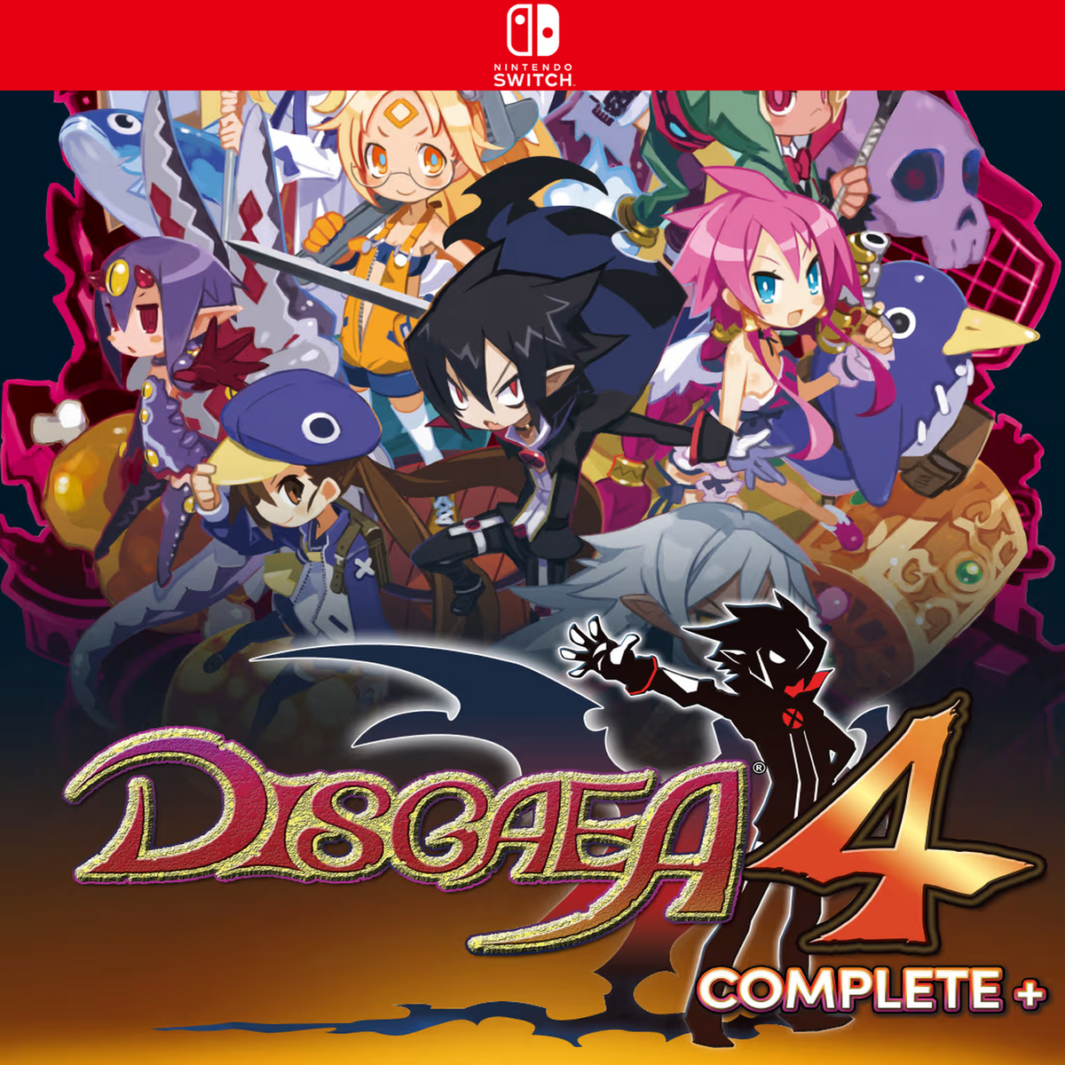Carátula de Disgaea 4 Complete+ - Nintendo Switch