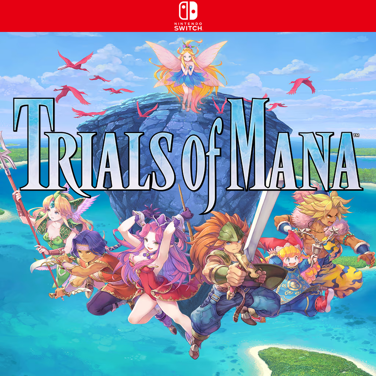 Carátula de Trials of Mana - Nintendo Switch