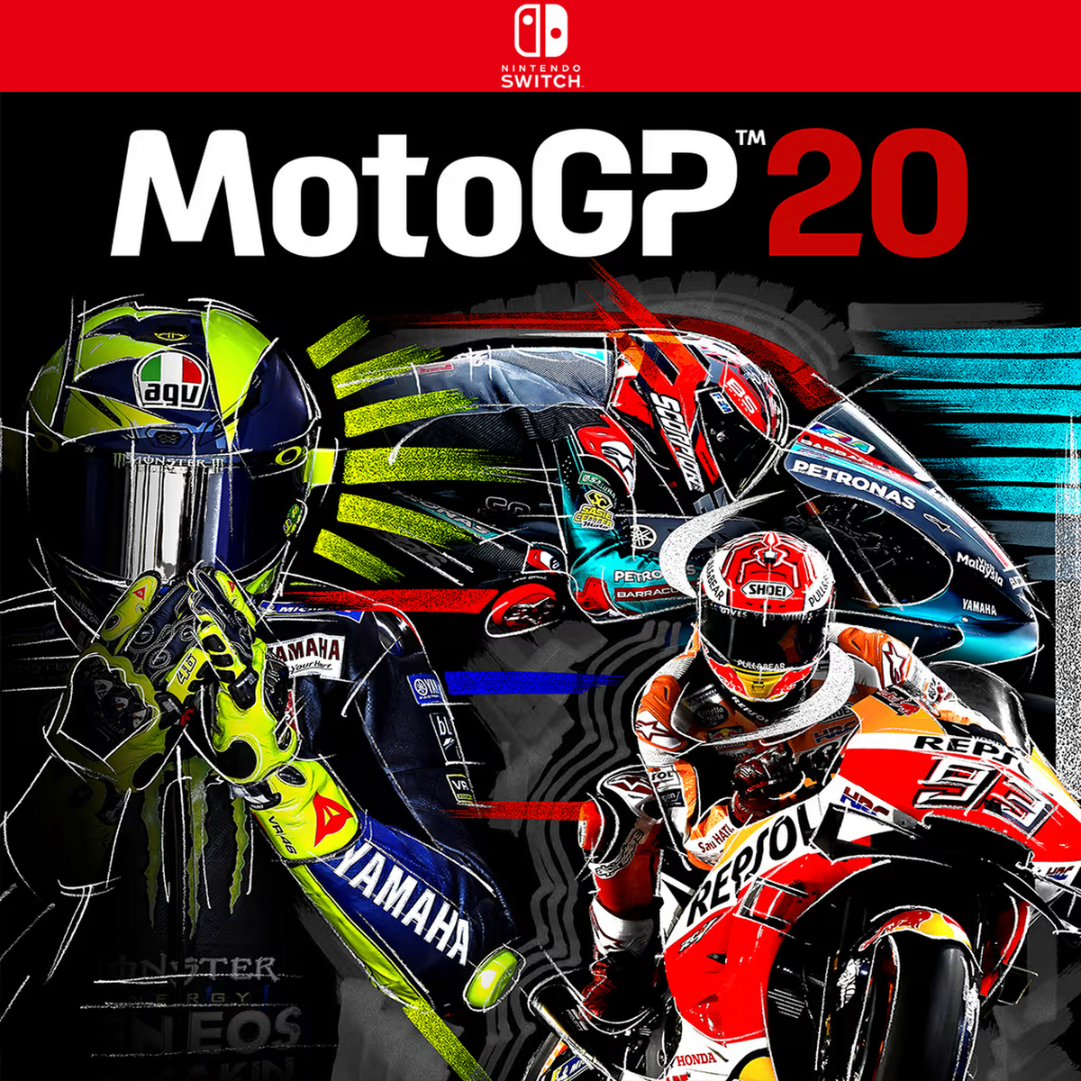 Carátula de MotoGP20 - Nintendo Switch
