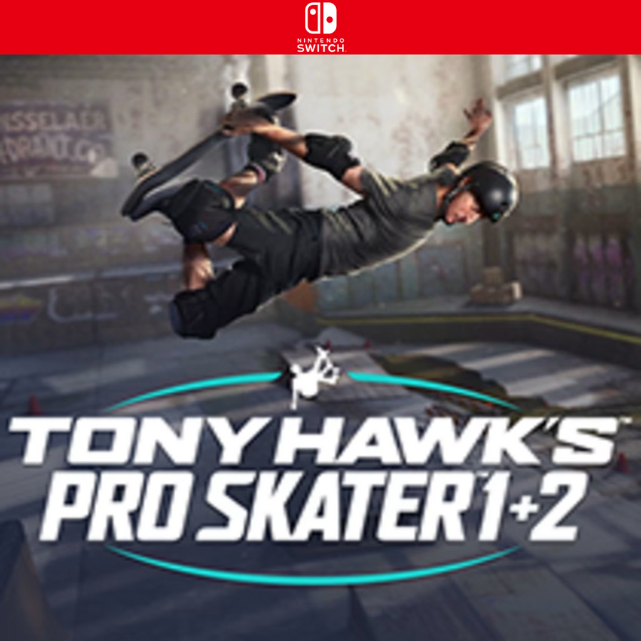 Carátula de Tony Hawks Pro Skater 1 + 2 - Nintendo Switch