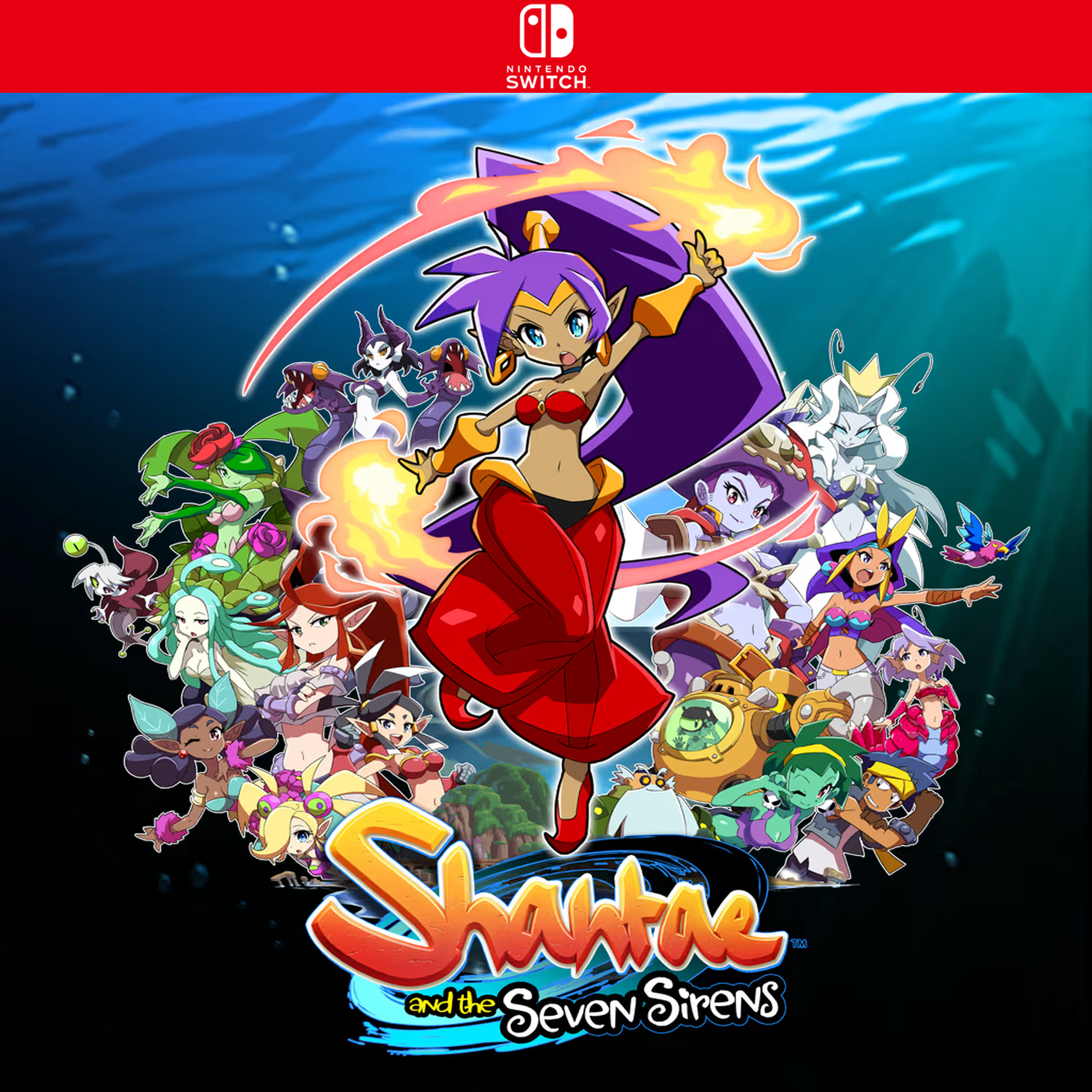 Carátula de Shantae and the Seven Sirens - Nintendo Switch