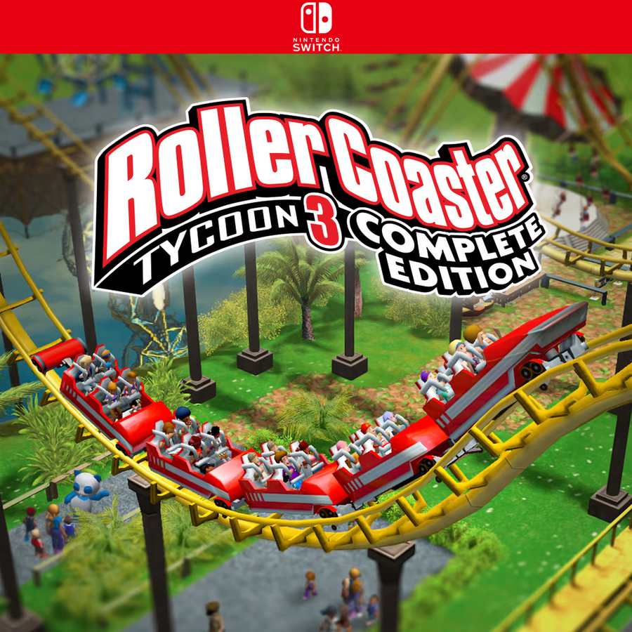 Carátula de RollerCoaster Tycoon 3 Complete Edition - Nintendo Switch