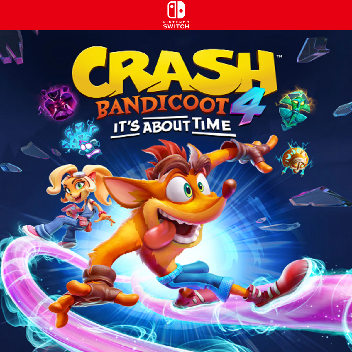 Carátula de Crash Bandicoot 4: Its About Time - Nintendo Switch