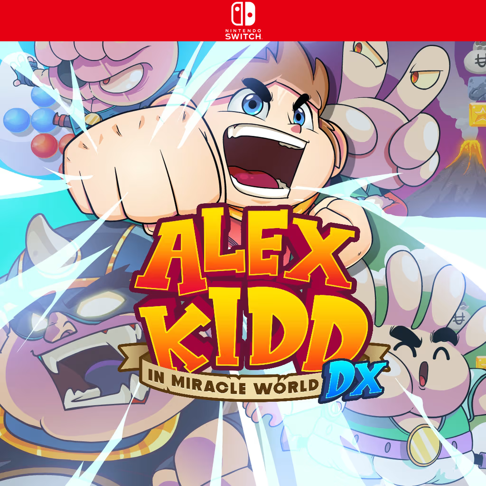 Carátula de Alex Kidd in Miracle World DX - Nintendo Switch