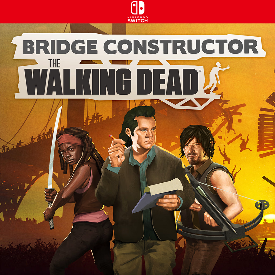 Carátula de Bridge Constructor: The Walking Dead - Nintendo Switch