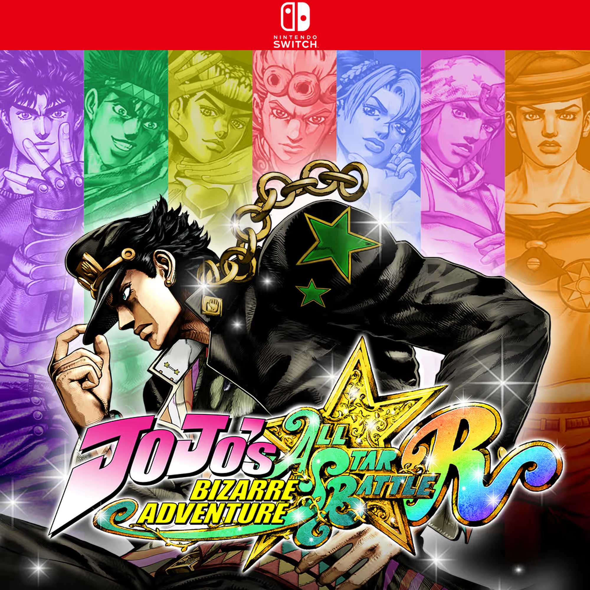 Carátula de JoJos Bizarre Adventure: All-Star Battle R - Nintendo Switch