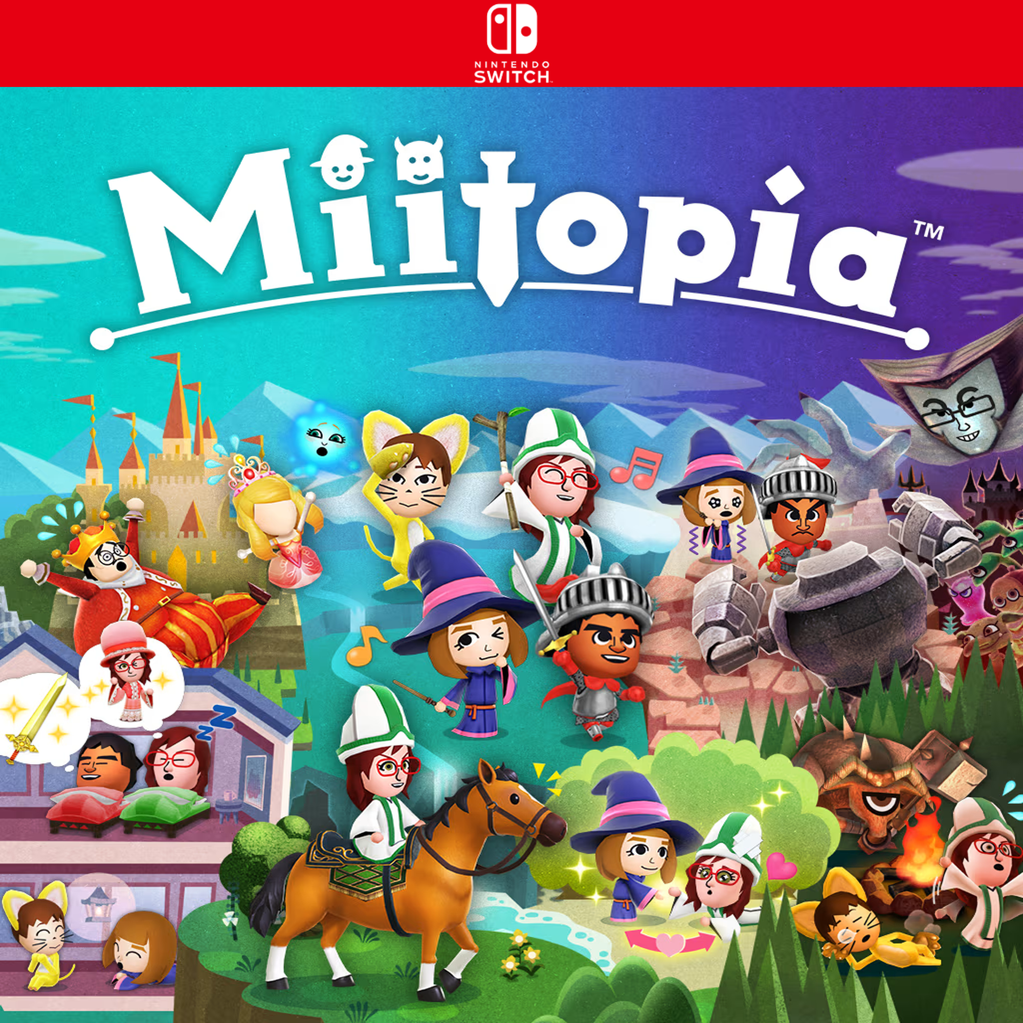 Carátula de Miitopia - Nintendo Switch
