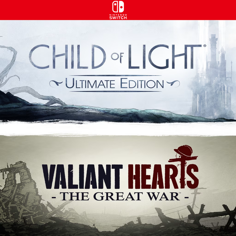 Carátula de Child of Light Ultimate Edition + Valiant Hearts: The Great War - Nintendo Switch