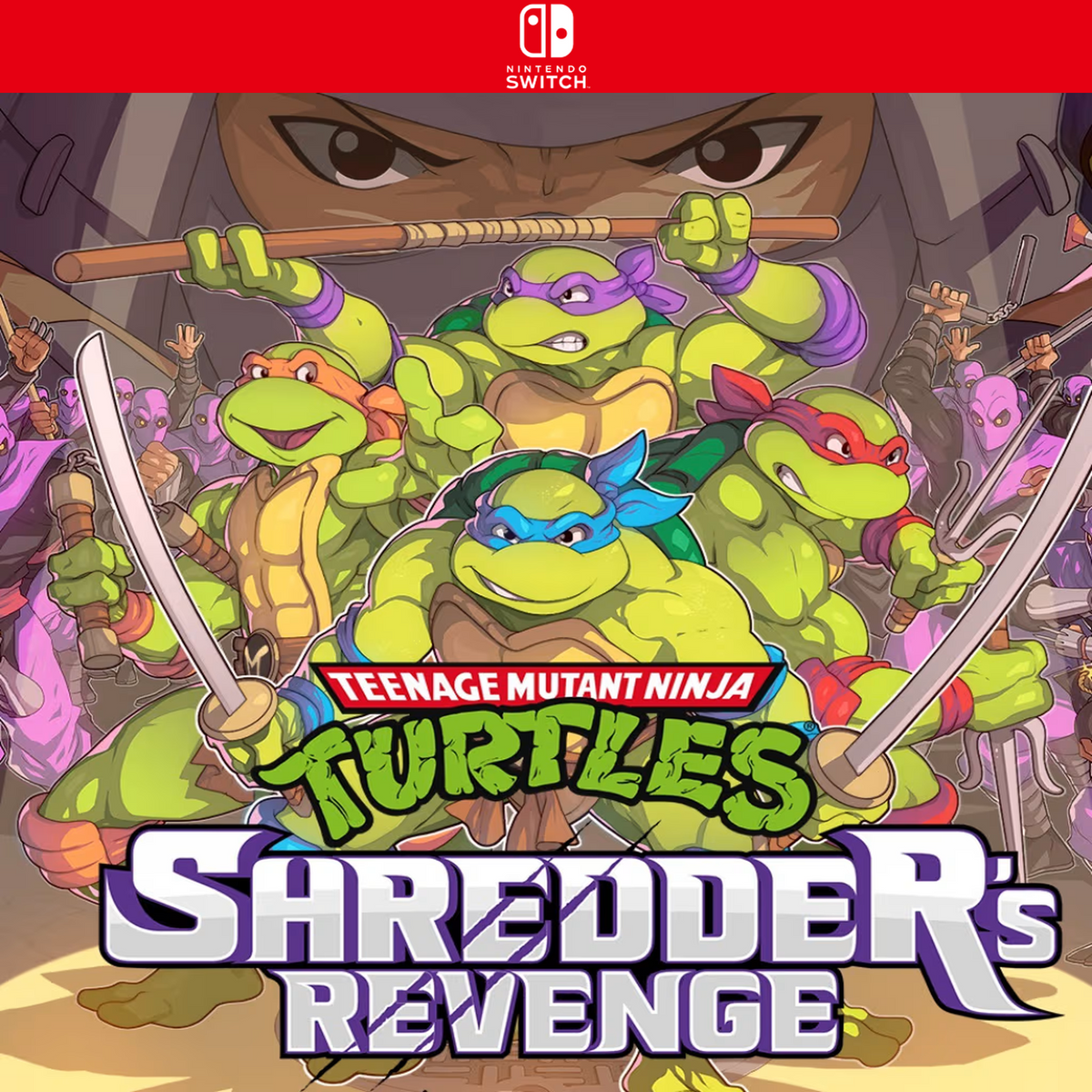 Carátula de Teenage Mutant Ninja Turtles: Shredders Revenge - Nintendo Switch