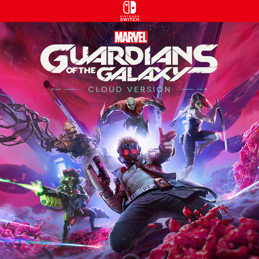 Carátula de Marvels Guardians of the Galaxy: Cloud Version - Nintendo Switch