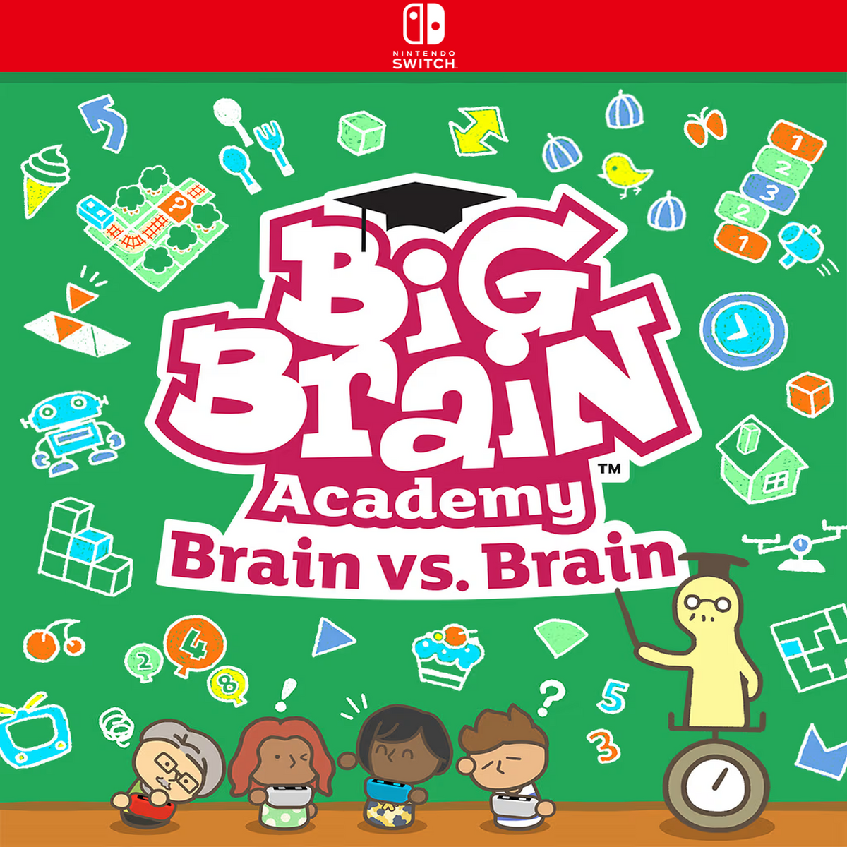 Carátula de Big Brain Academy: Brain vs. Brain - Nintendo Switch