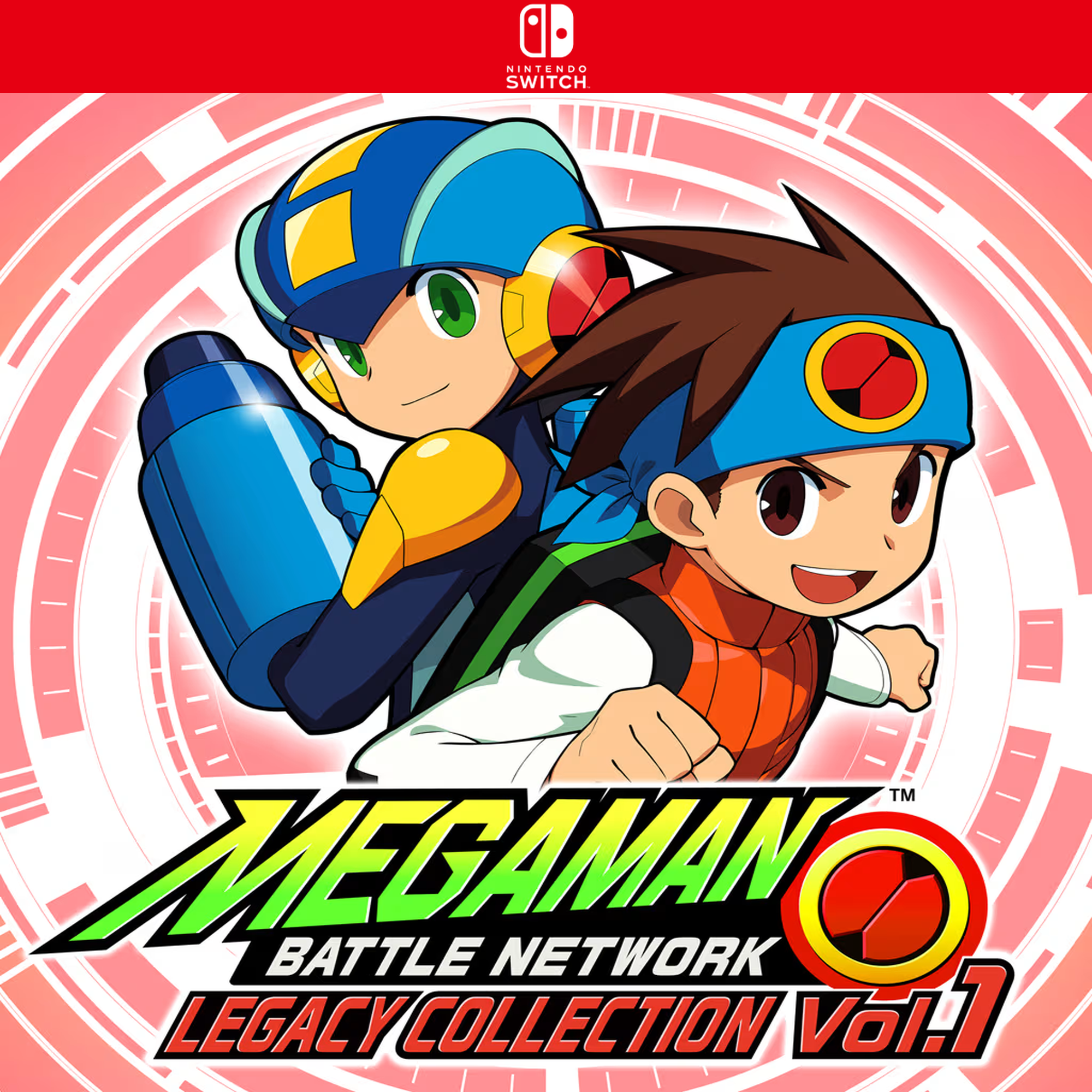 Carátula de Mega Man Battle Network Legacy Collection Vol. 1 - Nintendo Switch