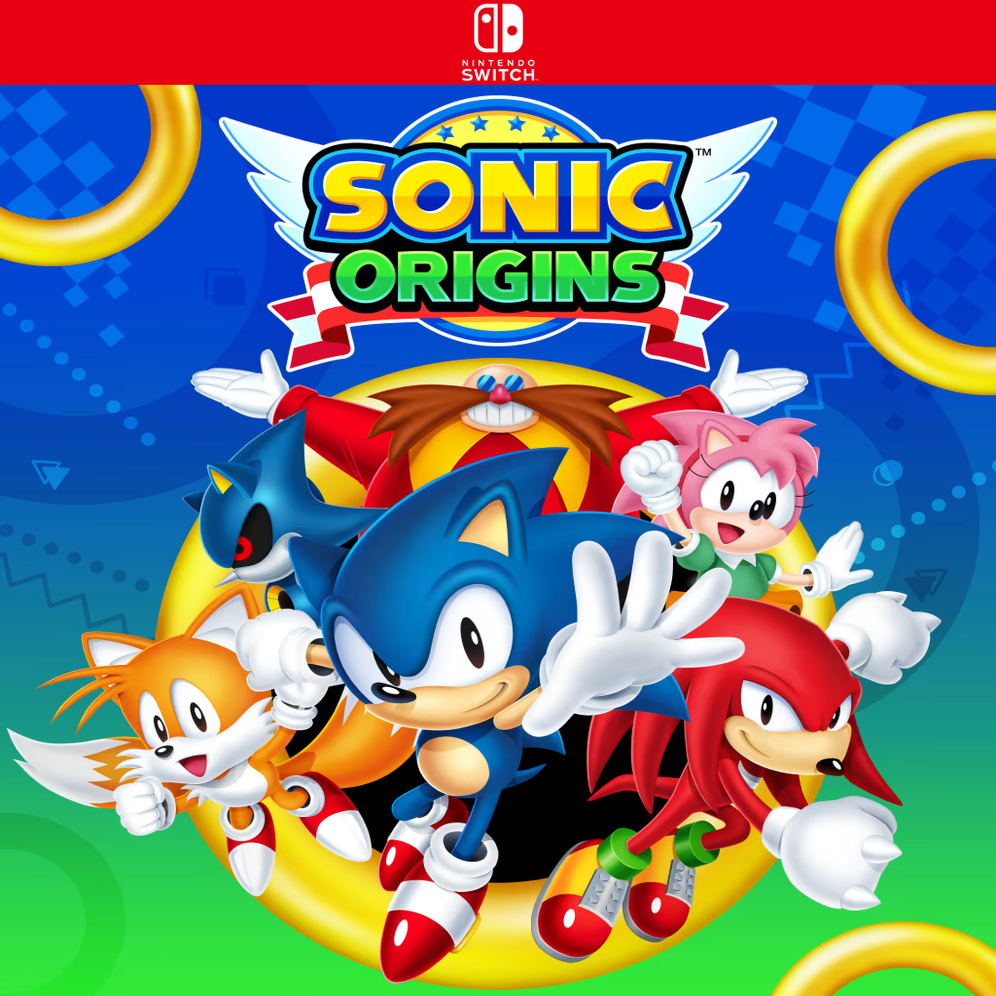 Carátula de Sonic Origins - Nintendo Switch