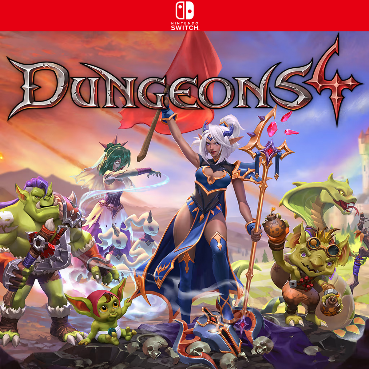 Carátula de Dungeons 4 - Nintendo Switch Edition