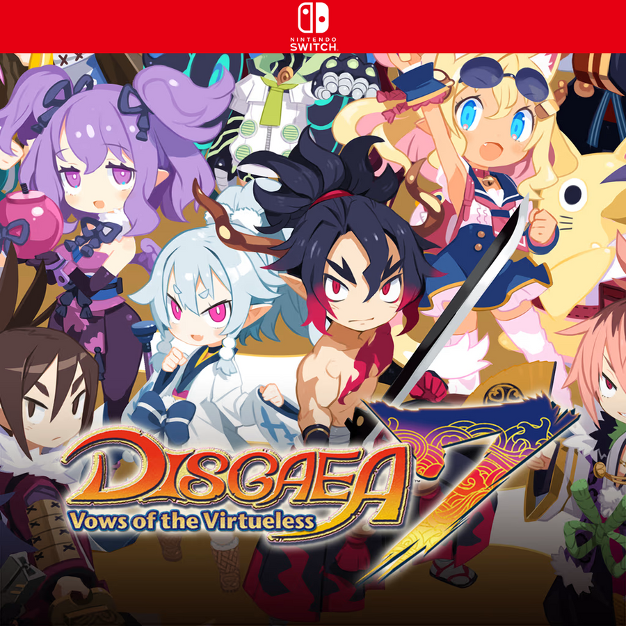 Carátula de Disgaea 7: Vows of the Virtueless - Nintendo Switch
