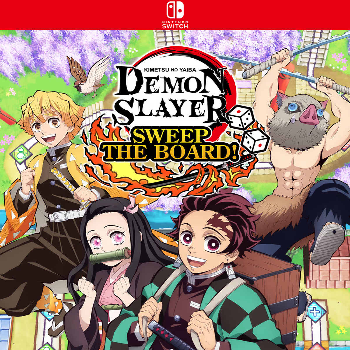 Carátula de Demon Slayer -Kimetsu no Yaiba- Sweep the Board! - Nintendo Switch