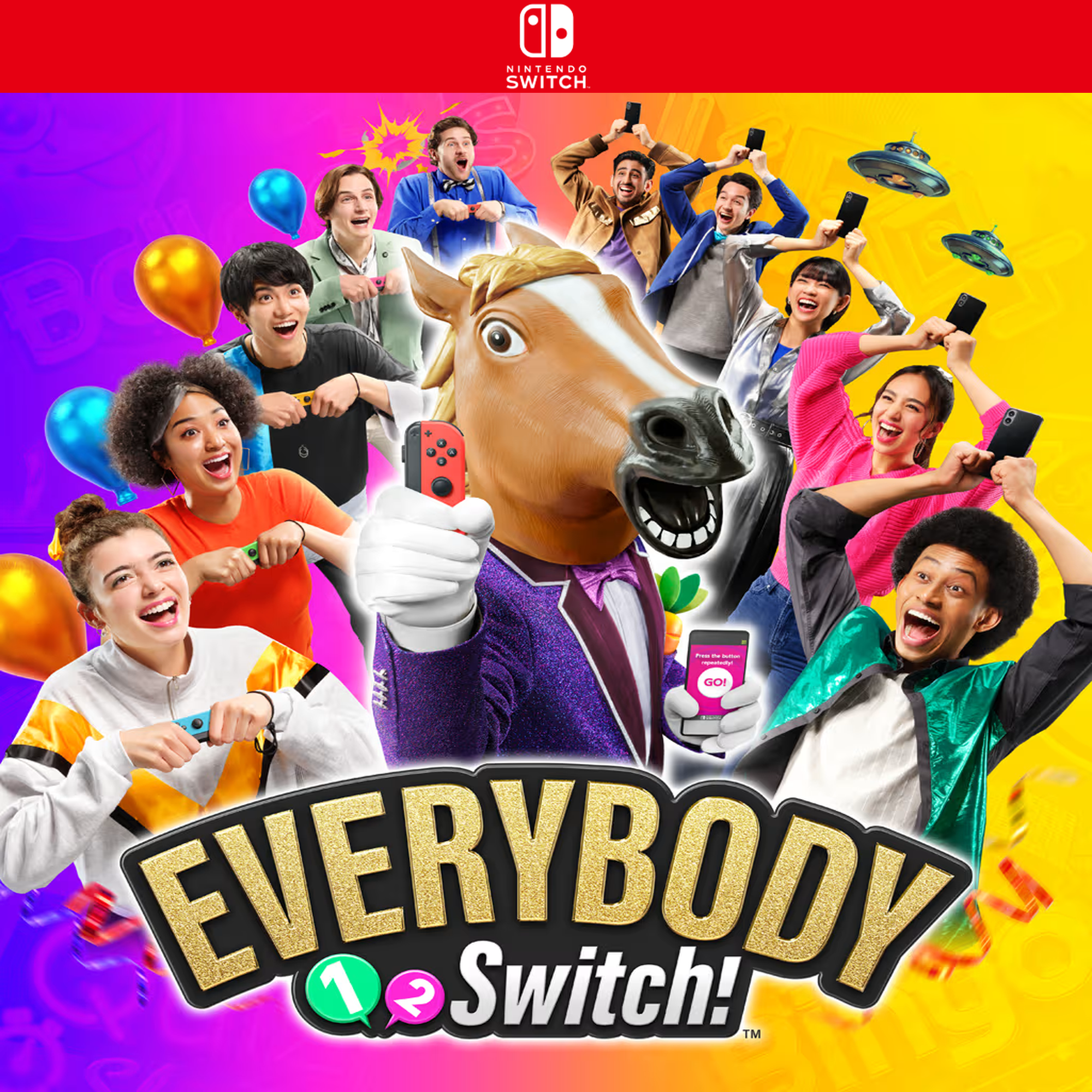 Carátula de Everybody 1-2-Switch! - Nintendo Switch