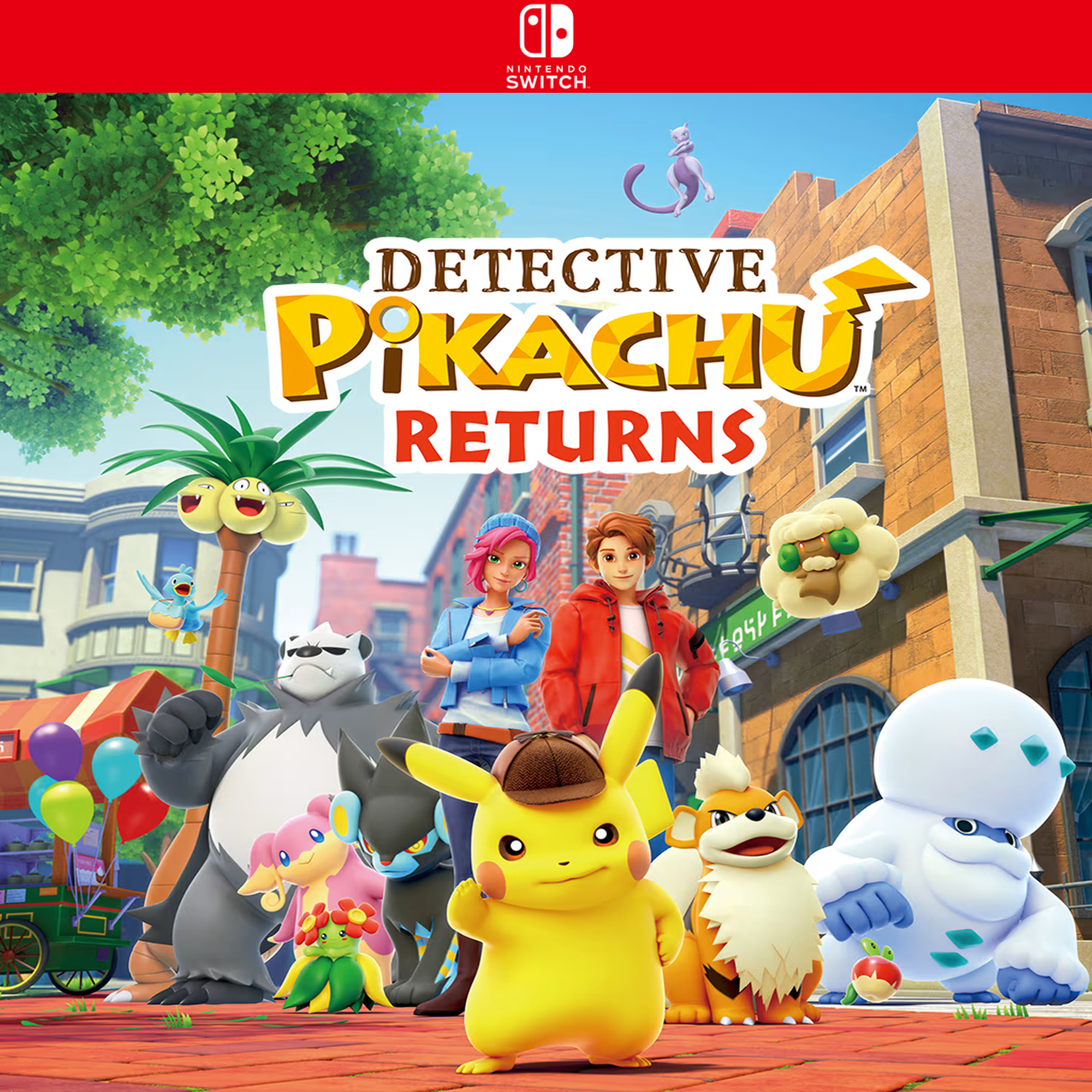 Carátula de Detective Pikachu Returns - Nintendo Switch