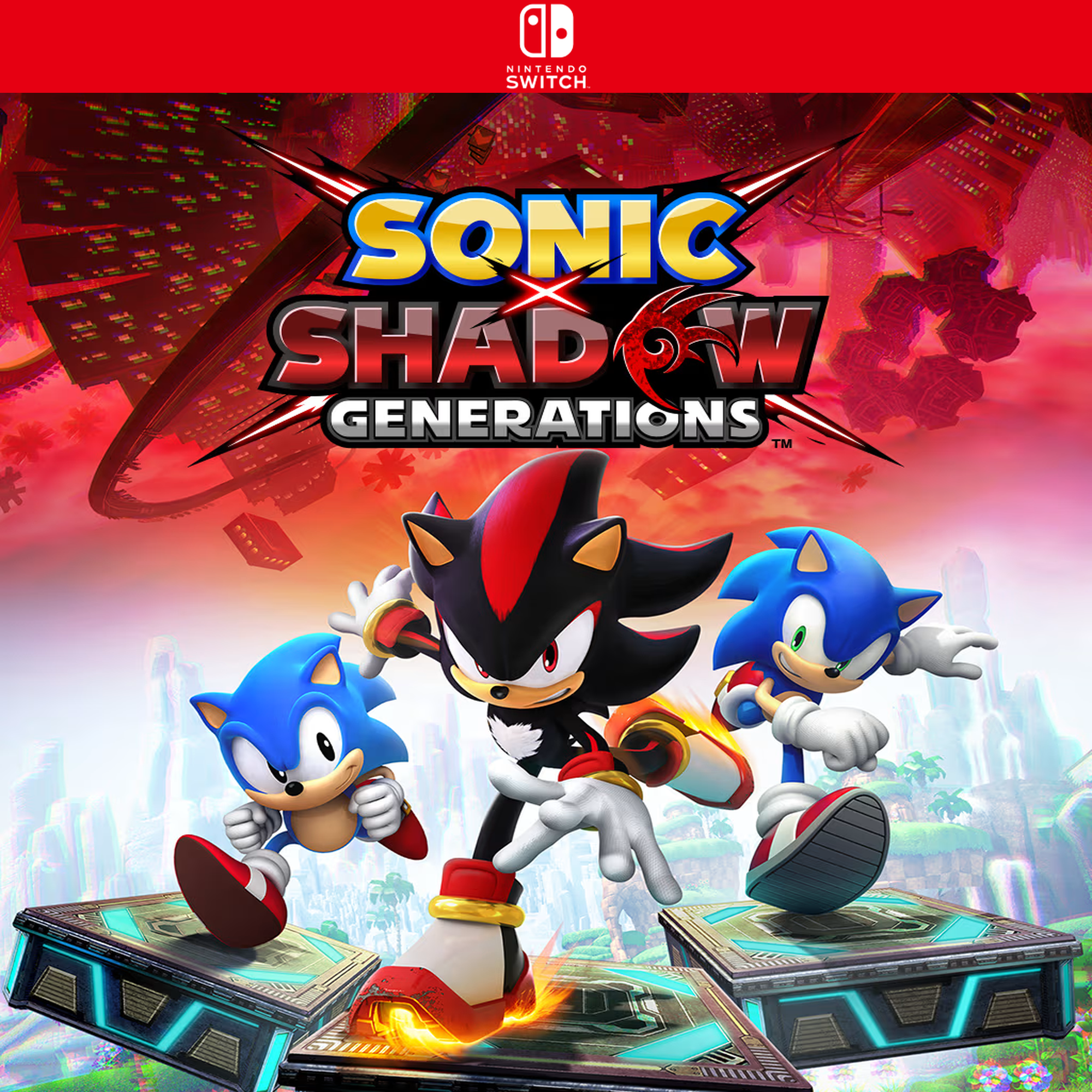 Carátula de SONIC X SHADOW GENERATIONS - Nintendo Switch