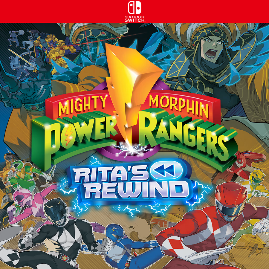 Carátula de Mighty Morphin Power Rangers: Ritas Rewind - Nintendo Switch