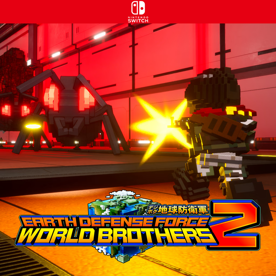 Carátula de EARTH DEFENSE FORCE: WORLD BROTHERS 2 - Nintendo Switch