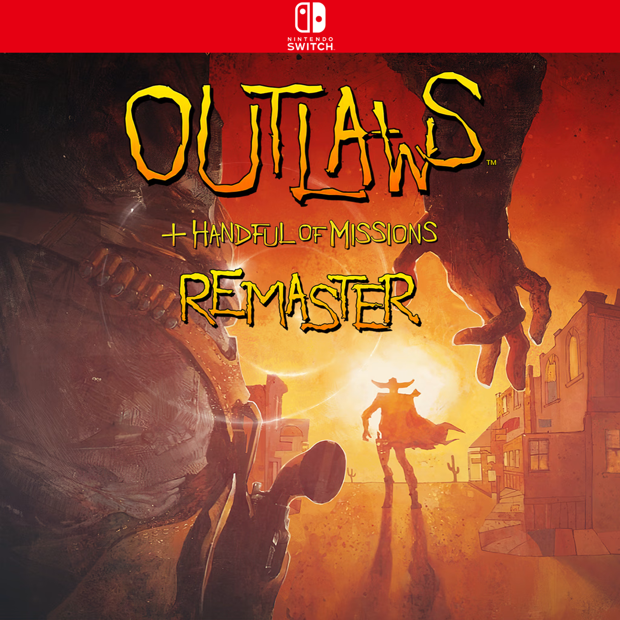 Carátula de Outlaws + Handful of Missions: Remaster - Nintendo Switch