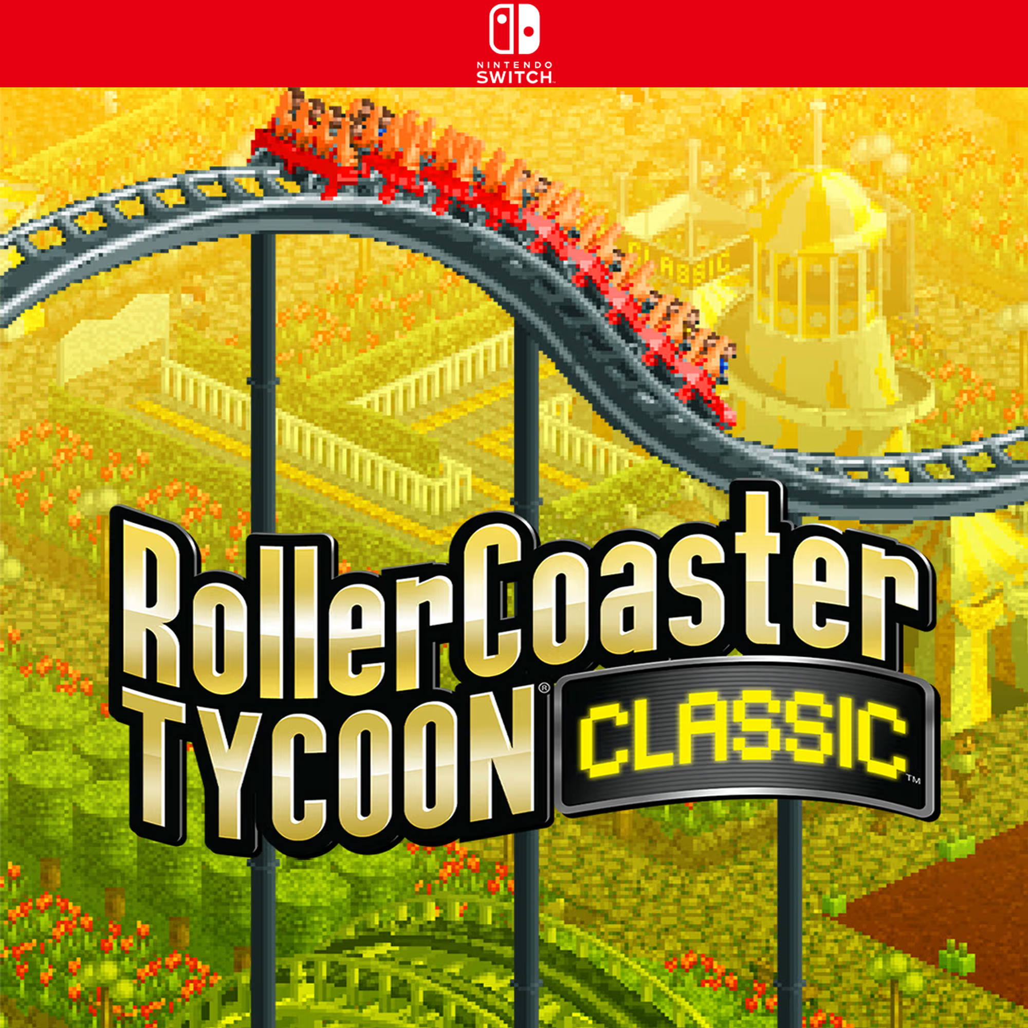Carátula de RollerCoaster Tycoon Classic - Nintendo Switch