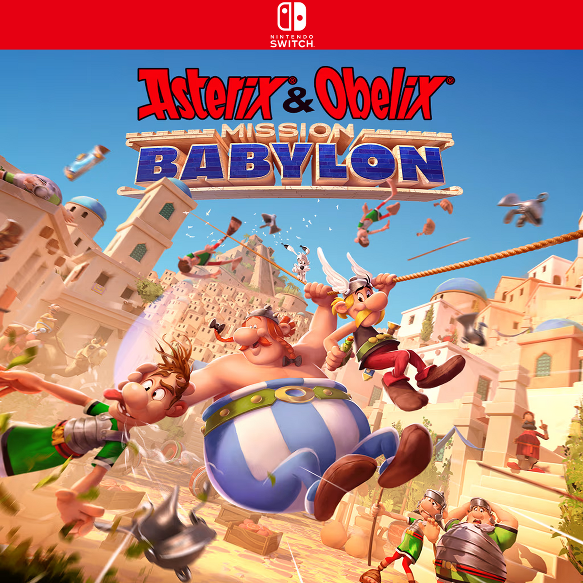Carátula de Asterix & Obelix - Mission Babylon - Nintendo Switch