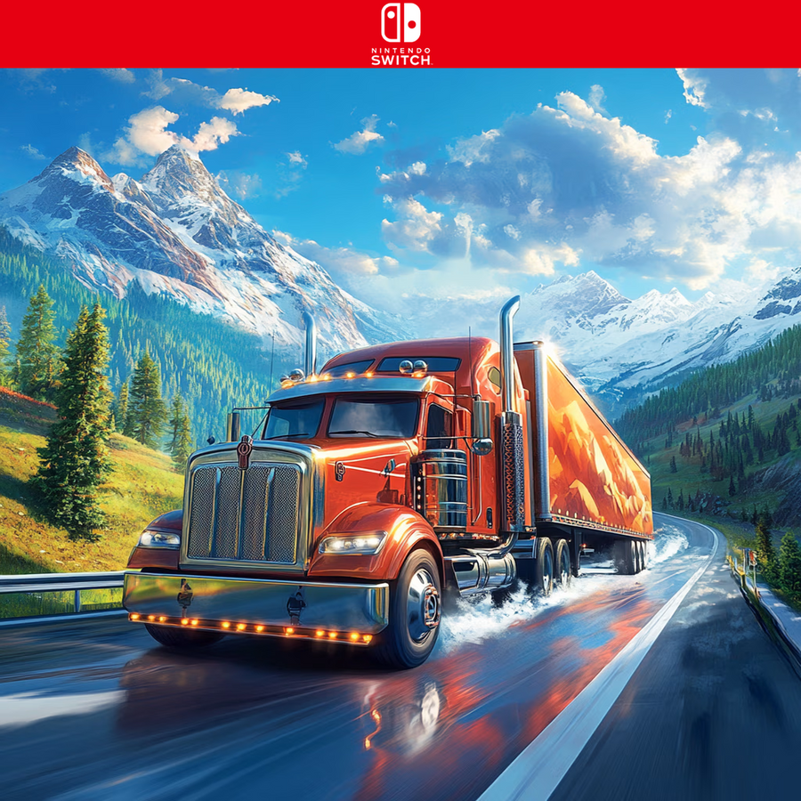 Carátula de Truck Simulator 25 - American Driver - Nintendo Switch