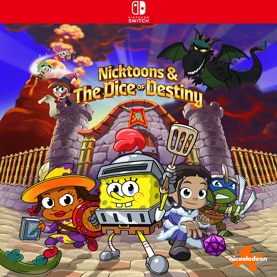 Carátula de Nicktoons & The Dice of Destiny - Nintendo Switch