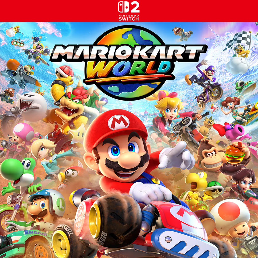 Carátula de Mario Kart World - Nintendo Switch 2