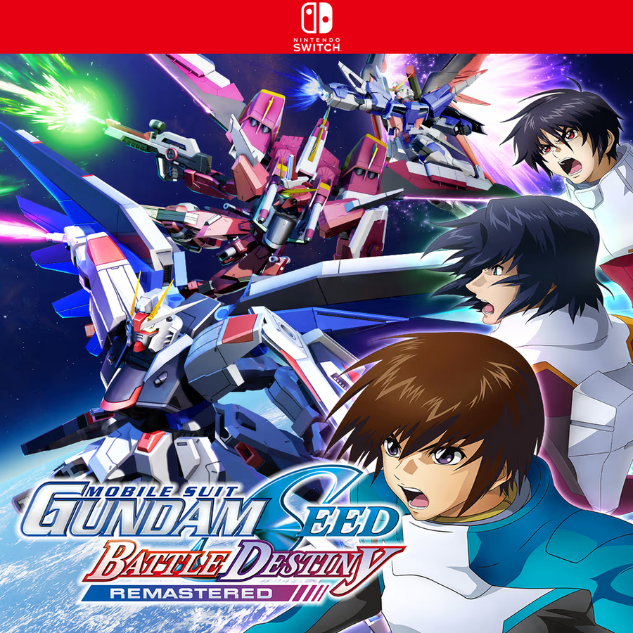 Carátula de MOBILE SUIT GUNDAM SEED BATTLE DESTINY REMASTERED - Nintendo Switch