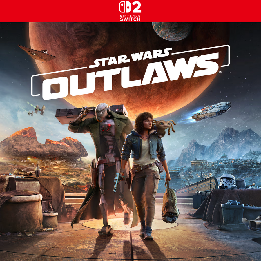 Carátula de Star Wars Outlaws Gold Edition - Nintendo Switch 2