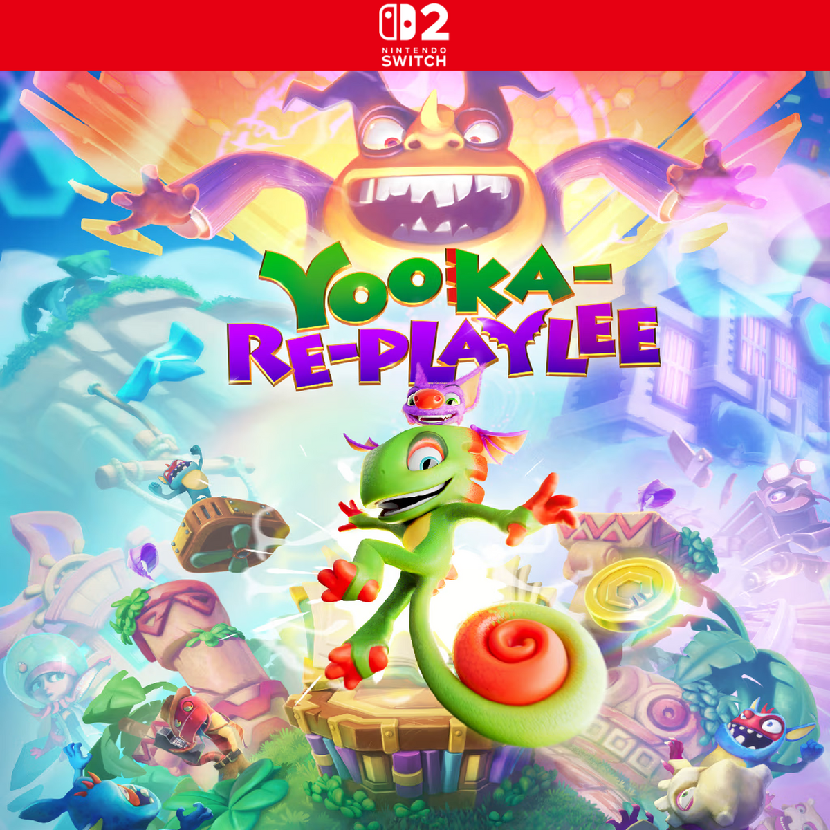 Carátula de Yooka-Replaylee - Nintendo Switch 2