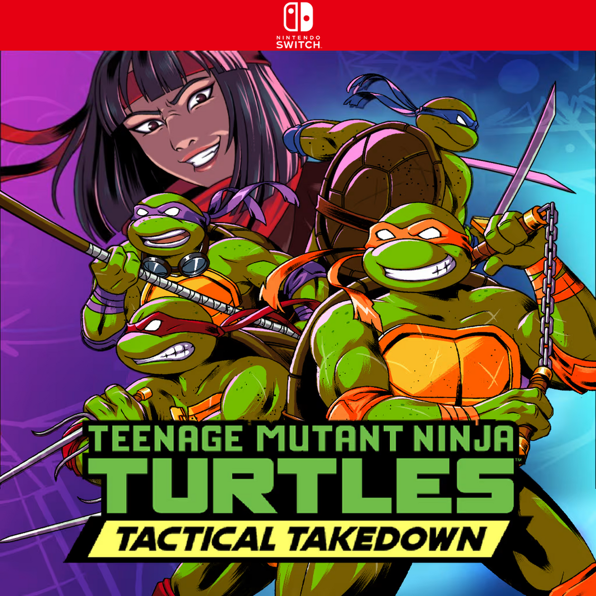 Carátula de Teenage Mutant Ninja Turtles: Tactical Takedown - Nintendo Switch