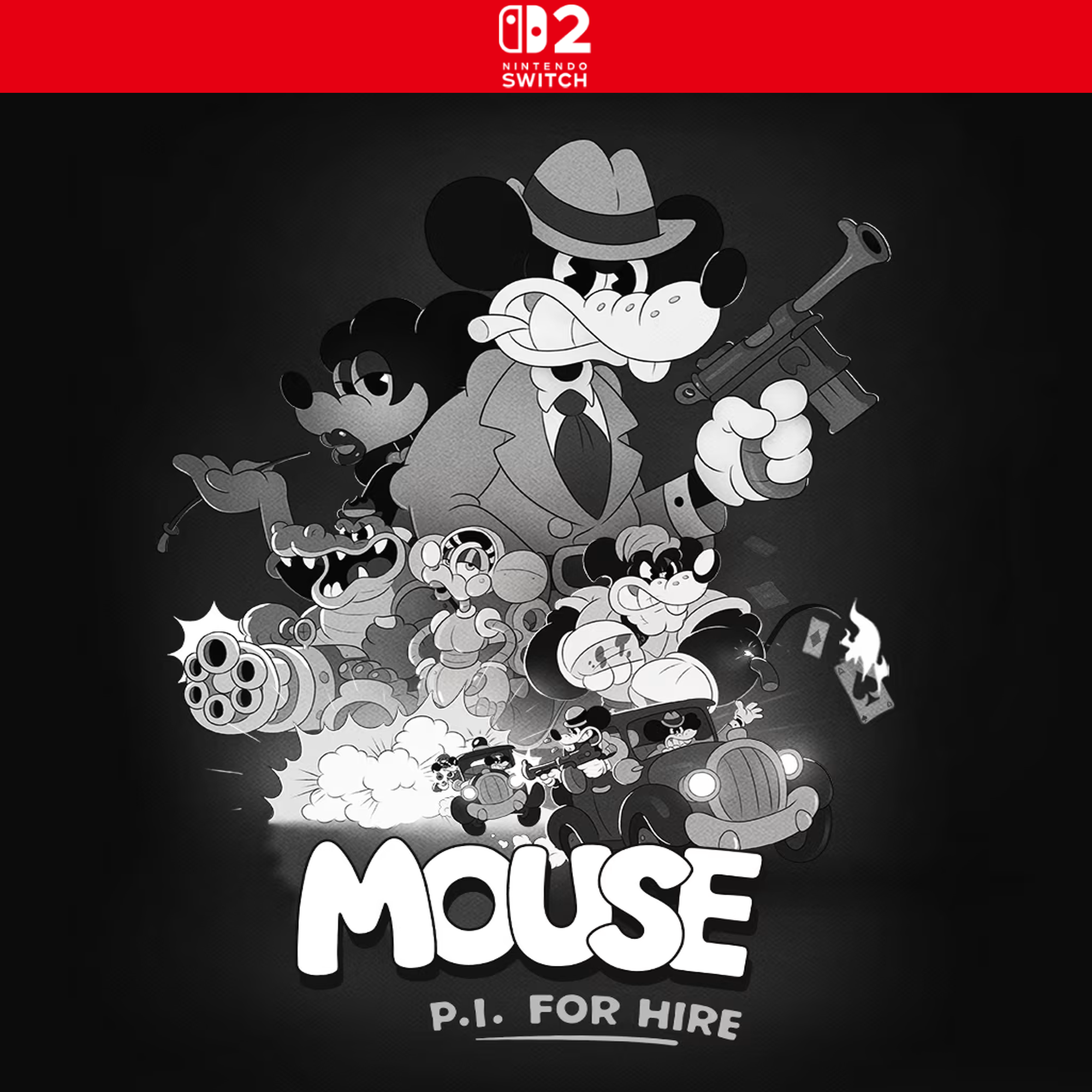 Carátula de MOUSE: P. I. For Hire - Nintendo Switch 2