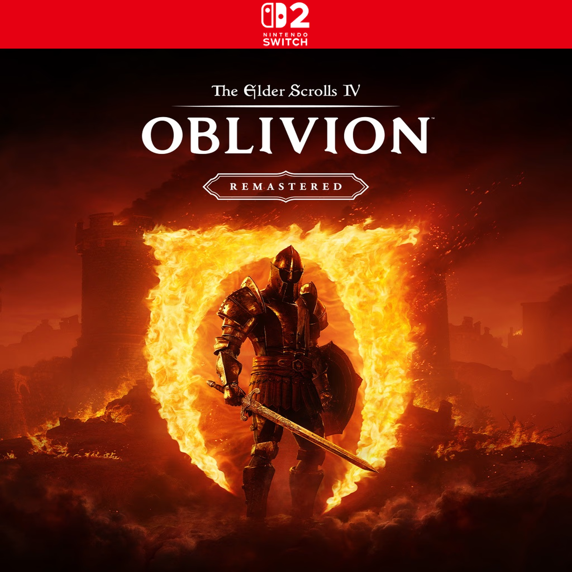 Carátula de The Elder Scrolls IV: Oblivion Remastered - Nintendo Switch 2
