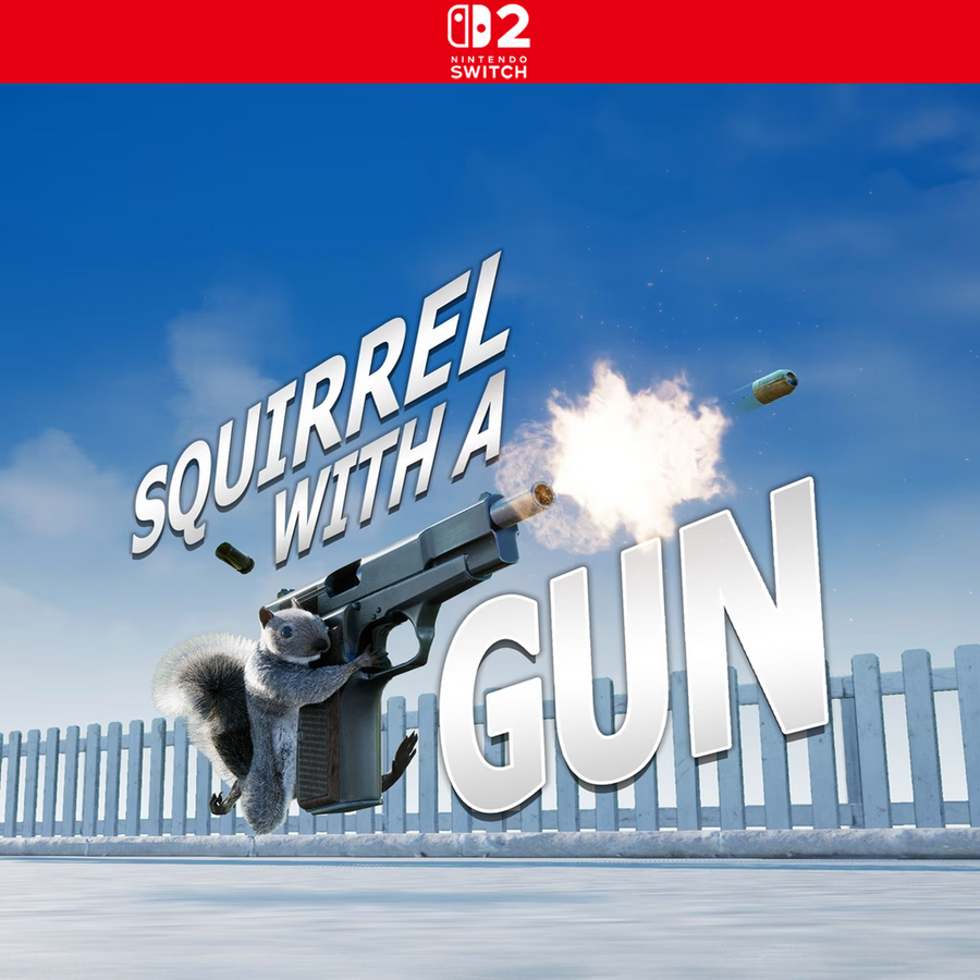 Carátula de Squirrel with a Gun - Nintendo Switch 2