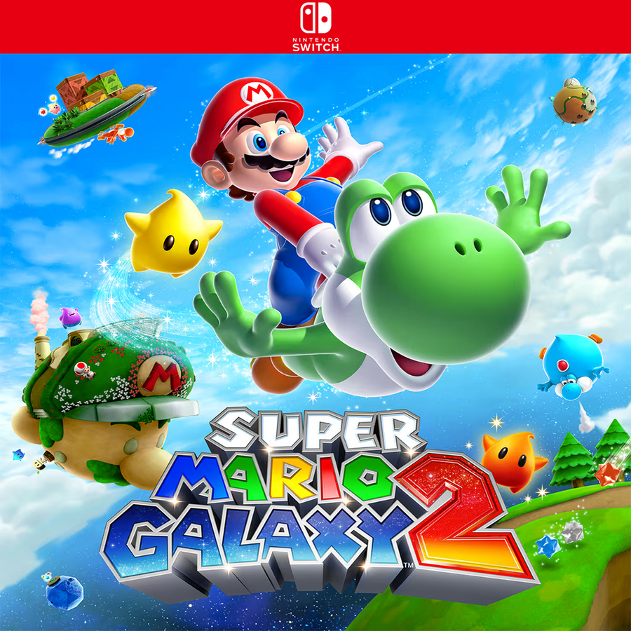 Carátula de Super Mario Galaxy 2 - Nintendo Switch