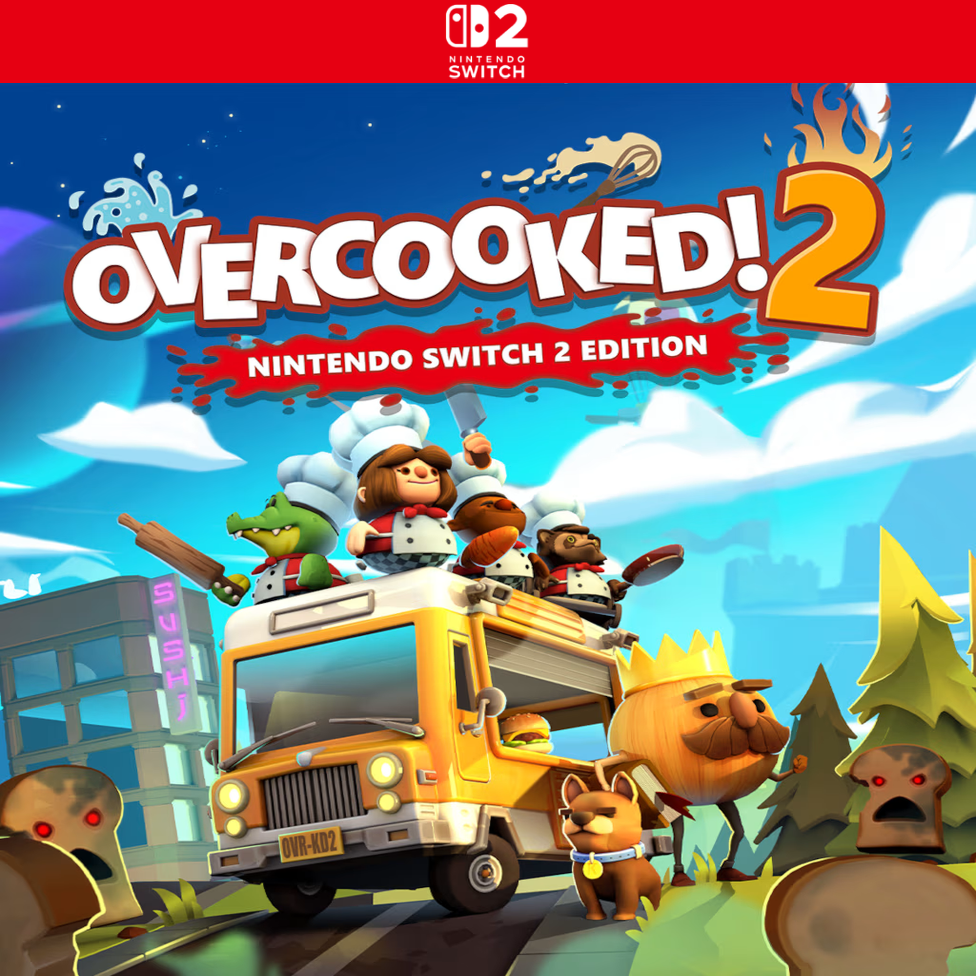 Carátula de Overcooked! 2 – Nintendo Switch 2 Edition