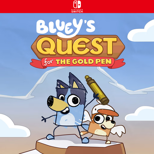 Carátula de Blueys Quest For The Gold Pen - Nintendo Switch