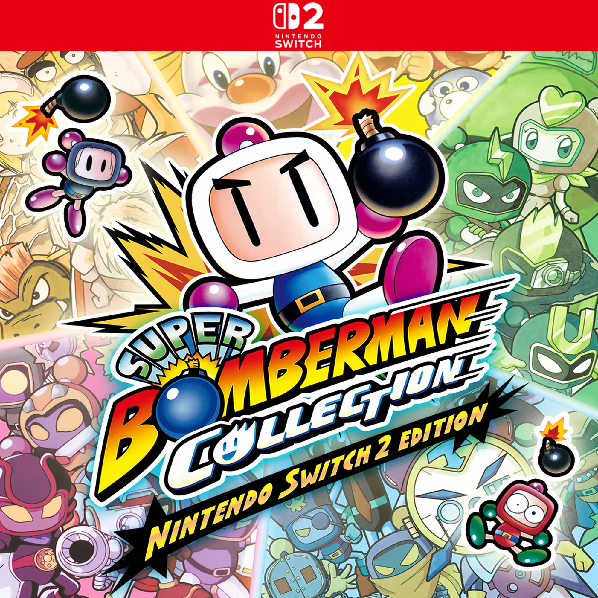 Carátula de SUPER BOMBERMAN COLLECTION - Nintendo Switch 2 Edition