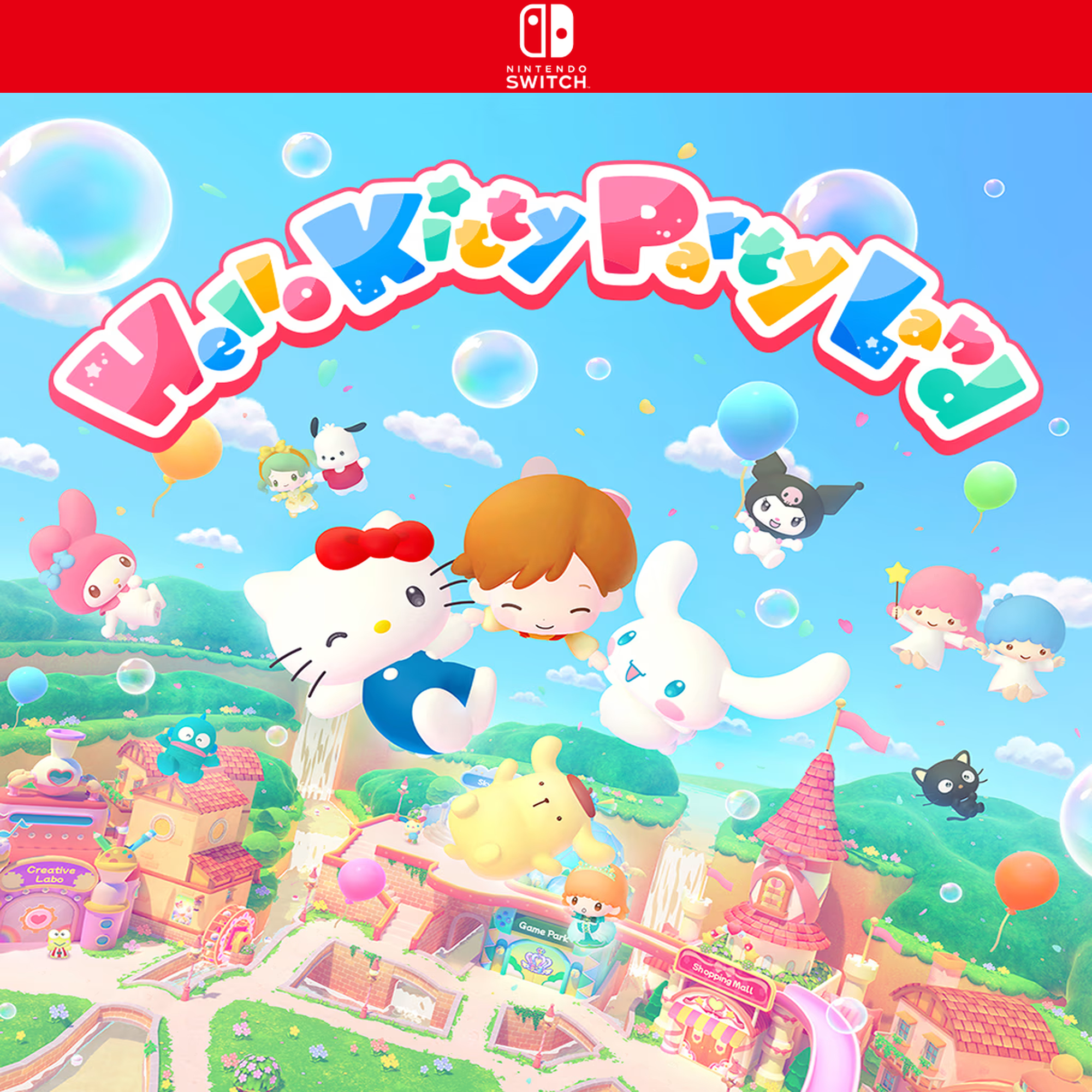 Carátula de Hello Kitty Party Land - Nintendo Switch