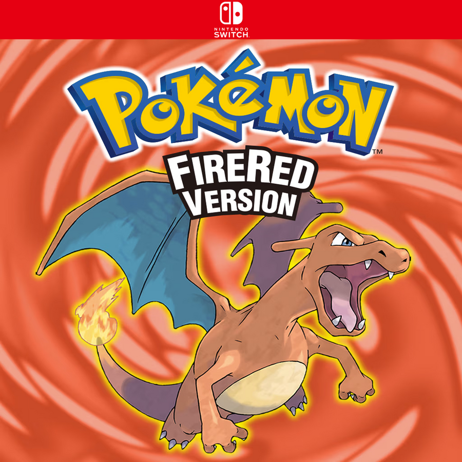 Carátula de (English) Pokémon FireRed Version - Nintendo Switch