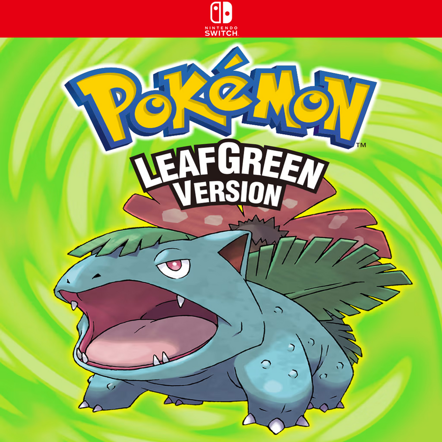 Carátula de (English) Pokémon LeafGreen Version - Nintendo Switch