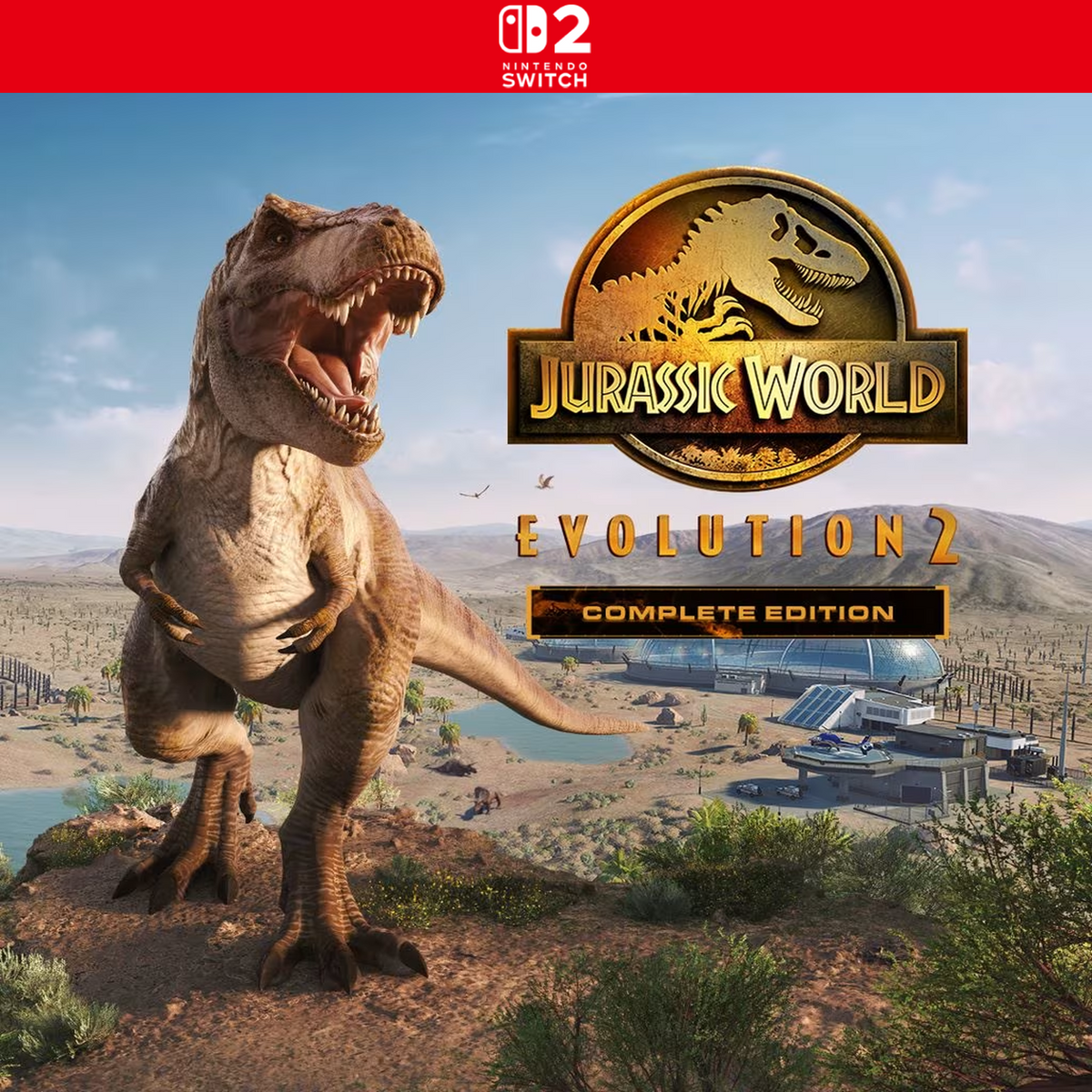 Carátula de Jurassic World Evolution 2: Complete Edition - Nintendo Switch 2