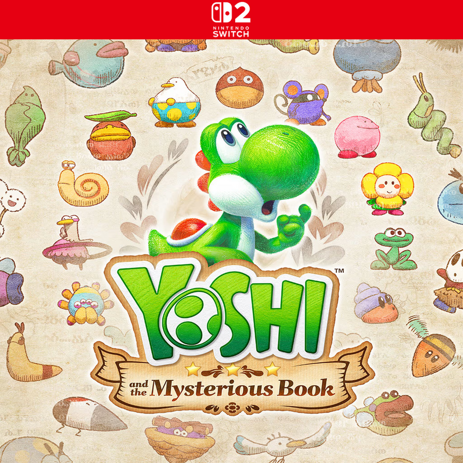 Carátula de Yoshi and the Mysterious Book - Nintendo Switch 2