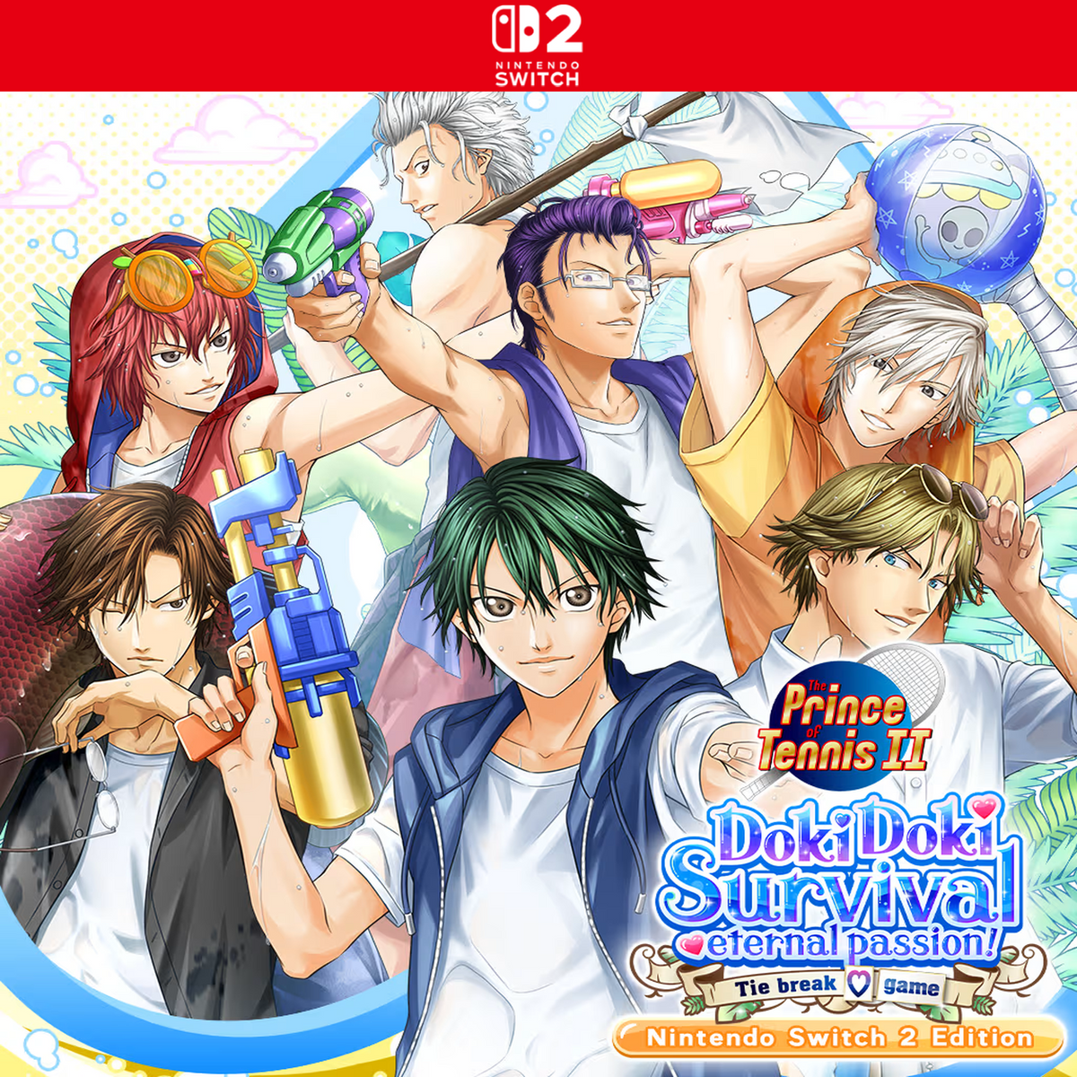 Carátula de The Prince of Tennis Doki Doki Survival ~eternal passion! Tie break ♡ game~ Nintendo Switch 2 Edition