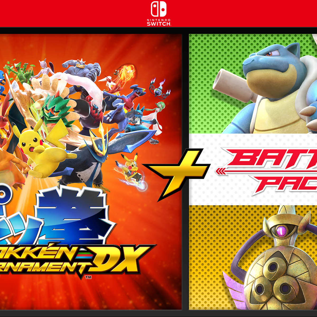 Carátula de Pokkén Tournament DX + Pokkén Tournament DX Battle Pack - Nintendo Switch