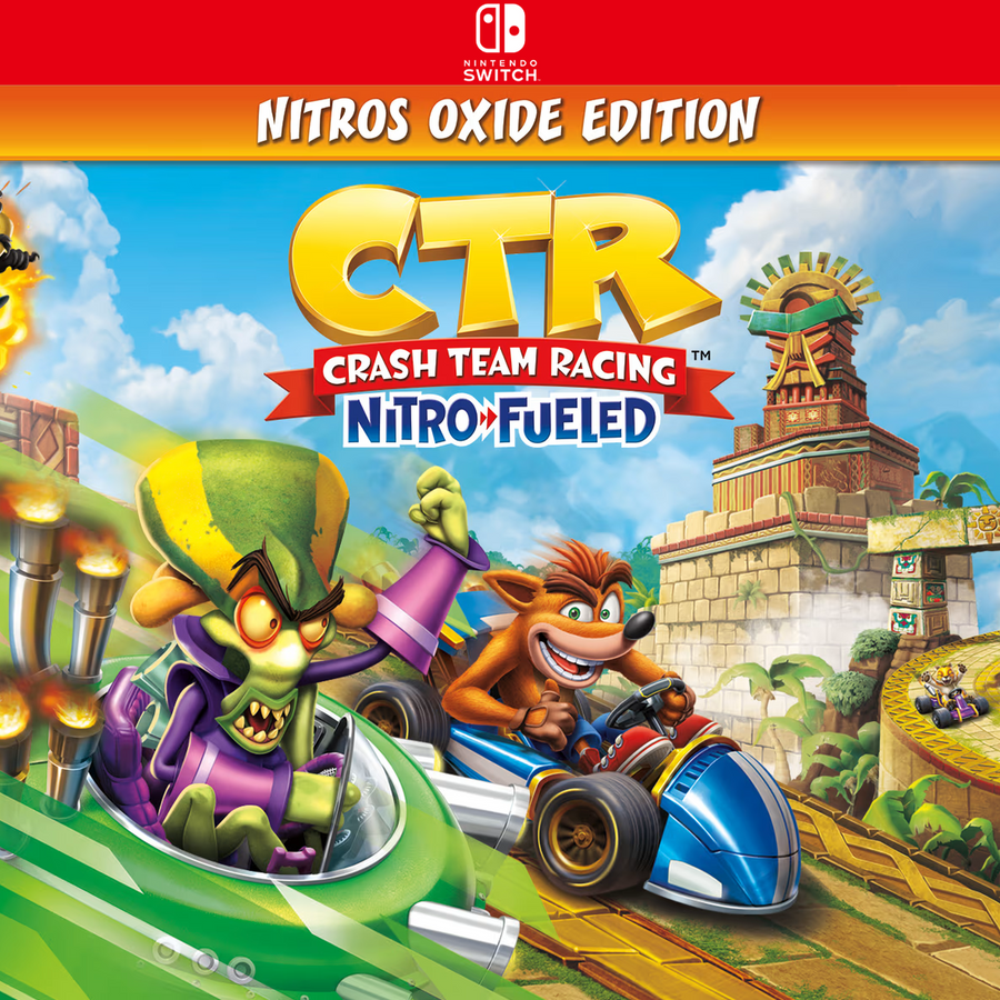 Carátula de Crash Team Racing Nitro-Fueled - Nitros Oxide Edition - Nintendo Switch